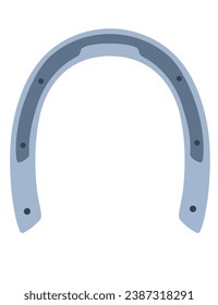 Horseshoes icon. Decorative design element, shoes for horses. Vector illustration on white background