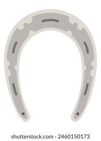 Horseshoes icon. Decorative design element, shoes for horses. Vector illustration on white background
