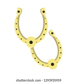 Horseshoes lucky symbol