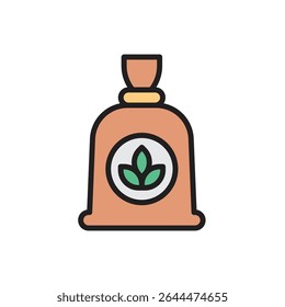 Ilustração do vetor de ícone de sementes de horticultura