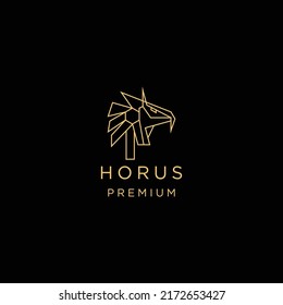 Horus design icon logo template