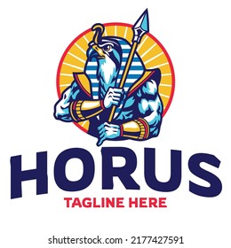 Horus Egyptian God Mascot Sport Logo