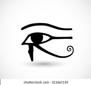 Horus eye icon vector