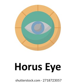 Icono de Vector de Horus Eye que puede modificarse o editarse fácilmente

