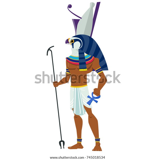 Horus God Egypt Stock Vector (Royalty Free) 745018534 | Shutterstock