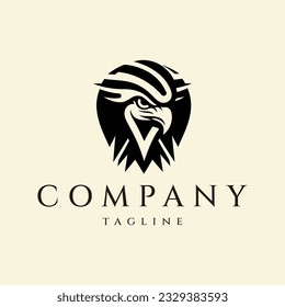 Horus logo design vector illustration