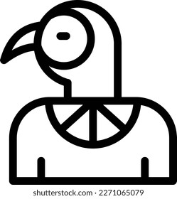 ilustración de horus Vector en un fondo transparente. Símbolos de calidad superior. Iconos vectoriales de línea delgada para el diseño de conceptos y gráficos. 

