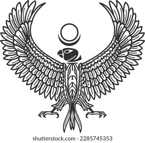 Horus,Ancient Egyptian Sign Vector EPS10