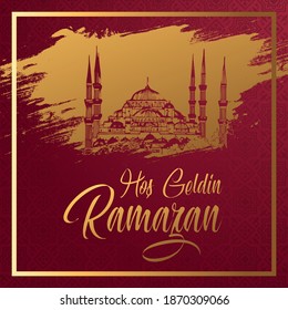 Hos geldin ya sehri Ramazan.Hos geldin Ramazan.Translation from turkish: Welcoming Ramadan.