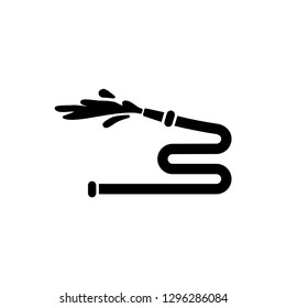 hose fire hydrant icon logo template