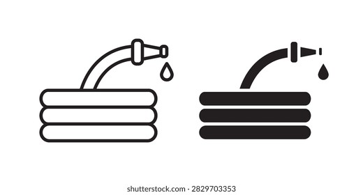 Hose icon flat app symbol..
