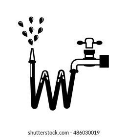 Hose icon illustration isolated vector sign symbol