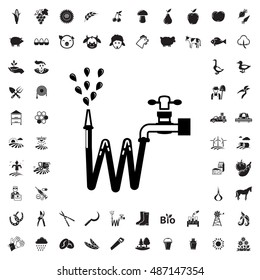 Hose icon illustration isolated vector sign symbol