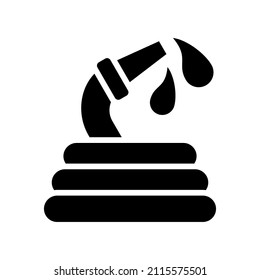 Hose icon isolated on white background