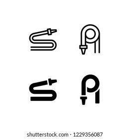 Hose Icon Logo Vector Symbol. Nozzle Icon