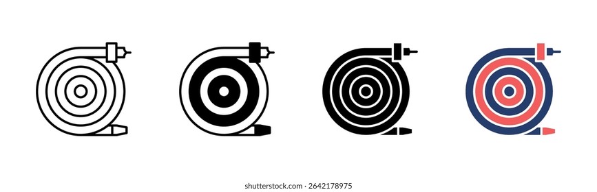 Hose icon sheet multiple style collection
