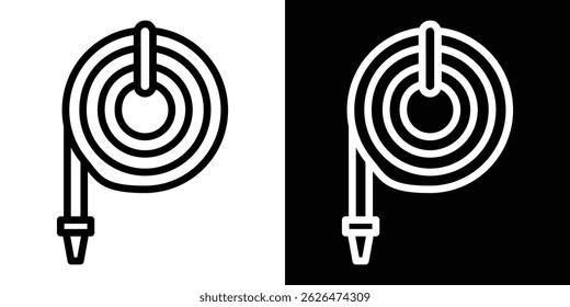 Hose icon symbol template for graphic and web design