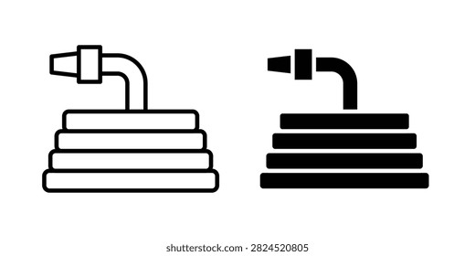 Hose icon vector design. EPS10.