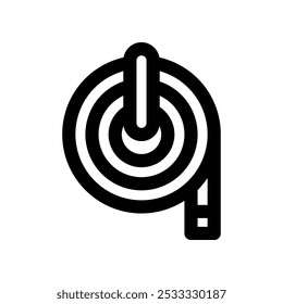 hose icon. vector line icon for your website, mobile, presentation, and logo design.