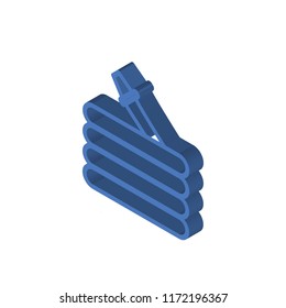Hose isometric left top view 3D icon
