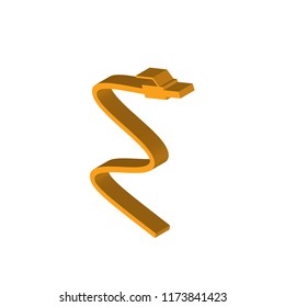 Hose isometric left top view 3D icon