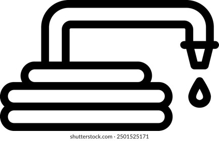 hose line icon illustration vector