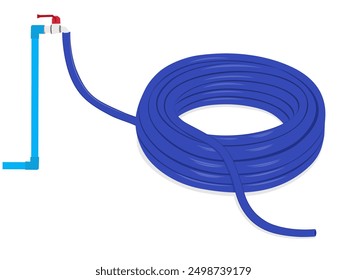 Hose on a white background.