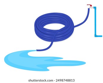 Hose on a white background.