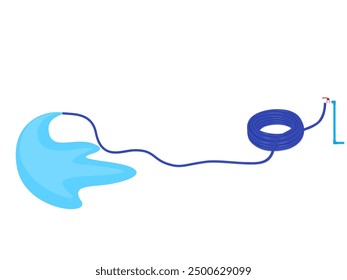 Hose on a white background.