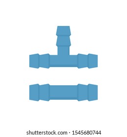 Hose pipe connector icon design.