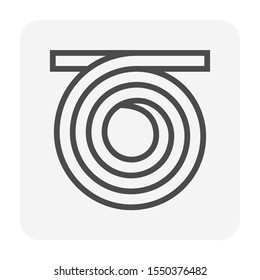 Hose pipe vector icon design.