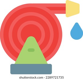 hose pipe  Vector illustration on a transparent background. Premium quality symmbols. Line Color vector icons for concept and graphic design. 
