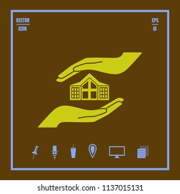 hose security vector icon. Illustration on a flat design style