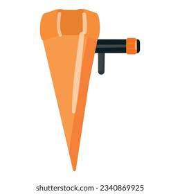 Hose tool icon cartoon vector. Farm garden. Plant equipment