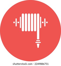 Hose vector icon. Can be used for printing, mobile and web applications.