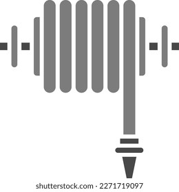 Icono de vector de manguera. Se puede usar para imprimir, móviles y aplicaciones web.