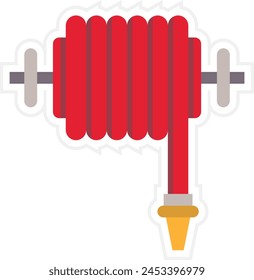 Hose vector icon. Can be used for printing, mobile and web applications.