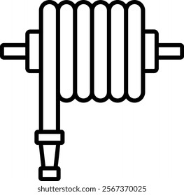 Hose vector icon. Can be used for printing, mobile and web applications.