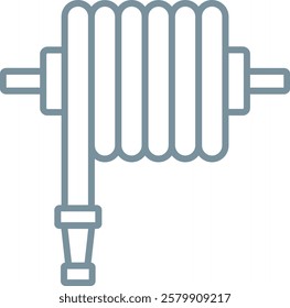 Hose vector icon. Can be used for printing, mobile and web applications.