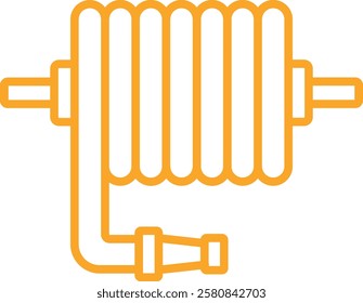 Hose vector icon. Can be used for printing, mobile and web applications.