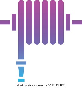 Ícone do vetor de mangueira. Pode ser usado para impressão, aplicativos móveis e da Web.