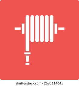 Ícone do vetor de mangueira. Pode ser usado para impressão, aplicativos móveis e da Web.