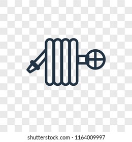 Hose vector icon isolated on transparent background, Hose logo concept