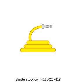 hose vector icon on white background