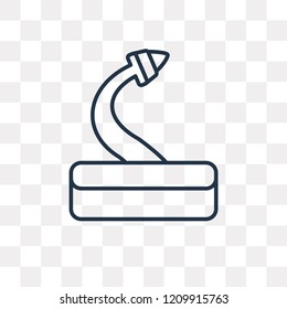 Hose vector outline icon isolated on transparent background, high quality linear Hose transparency concept can be used web and mobile