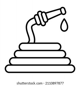 Icono De Contorno Del Vector De Mangas Aislado En Fondo Blanco
