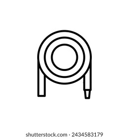 hose vector thin line icon simple flat trendy style illustration on white background..eps