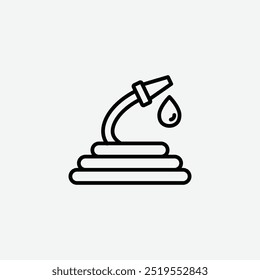Hoseline vector icon. EPS 10