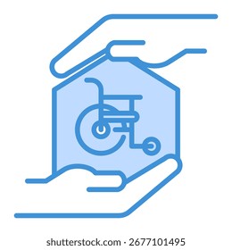 Hospice Care Icon Element For Design