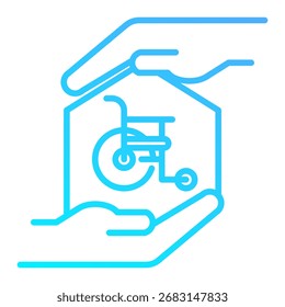 Hospice Care Icon Element For Design